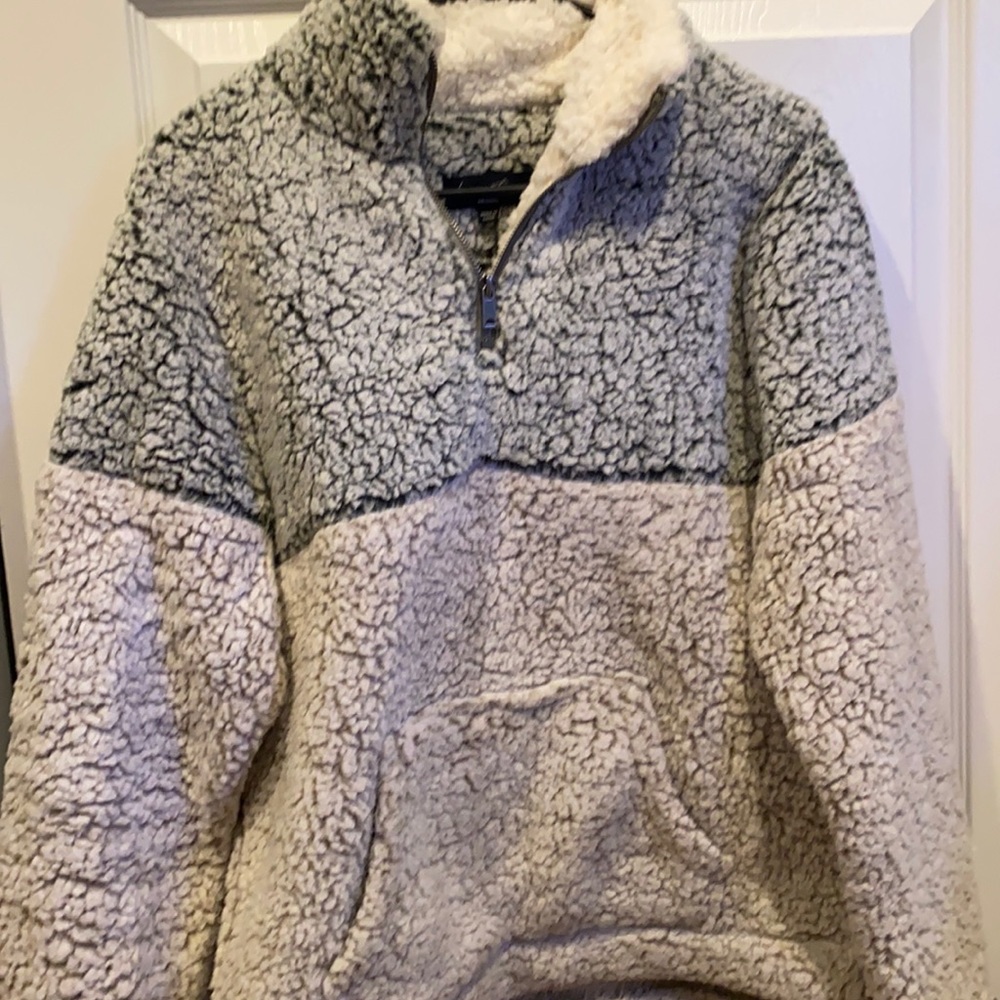 Green & Tan Sherpa